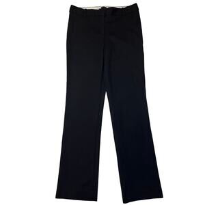 Talbots Newport pants trousers 8 black straight leg cotton blend